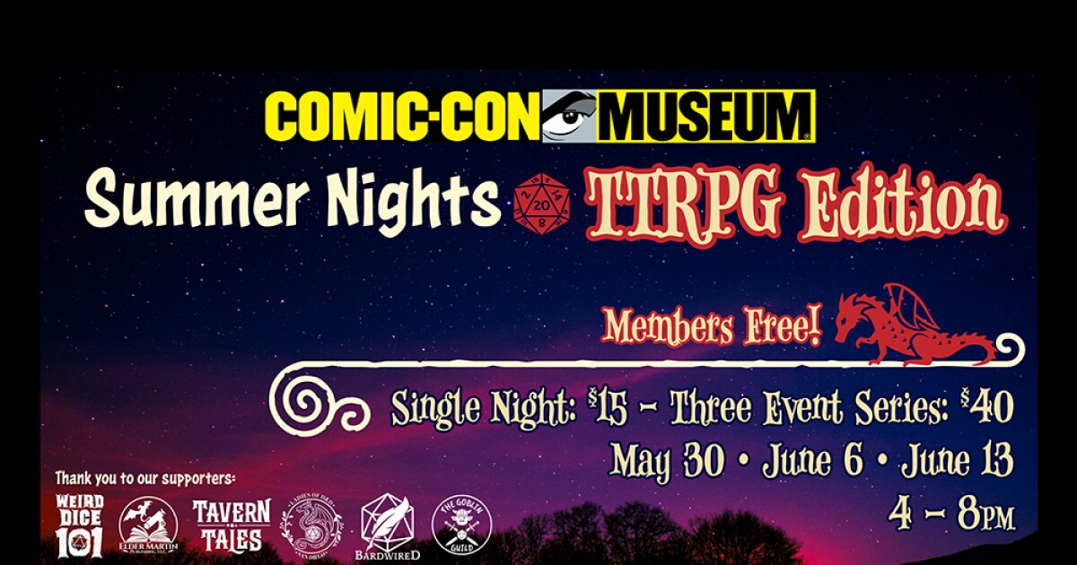 Summer Nights 2026: TTRPG Edition