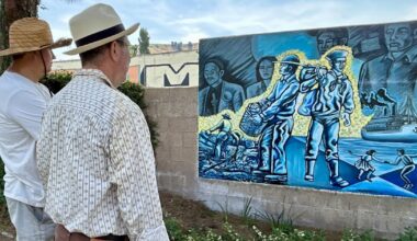 This Pomona park has five Cesar Chavez murals. Will they all have to go?