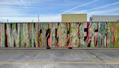A shipping container transformed into art hits LA streets
