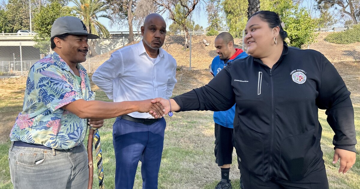 Dozens who lived in encampments along 110 Freeway are now in housing