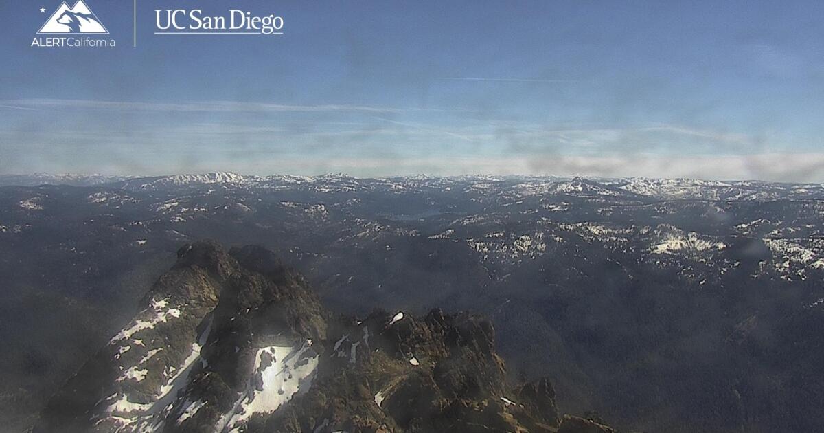 Striking before-and-after images show extent of California's snow drought