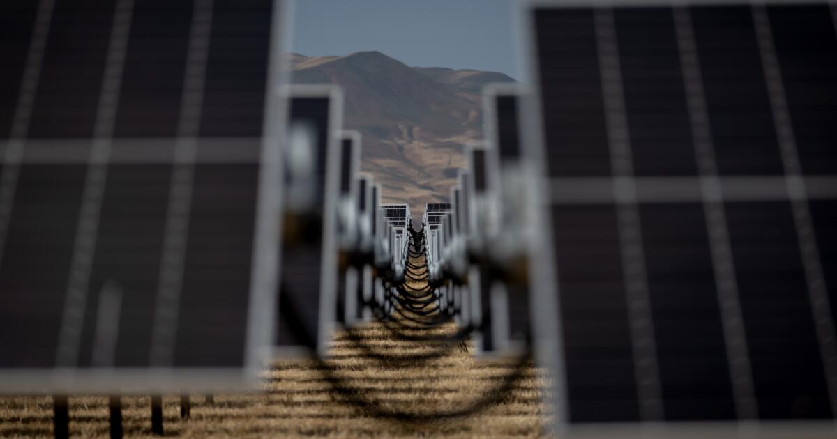 California's newest solar project isn't powering homes. It's powering your water