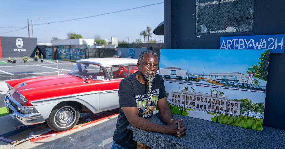 Mr. Wash is planning a $15 million community arts center for Compton
