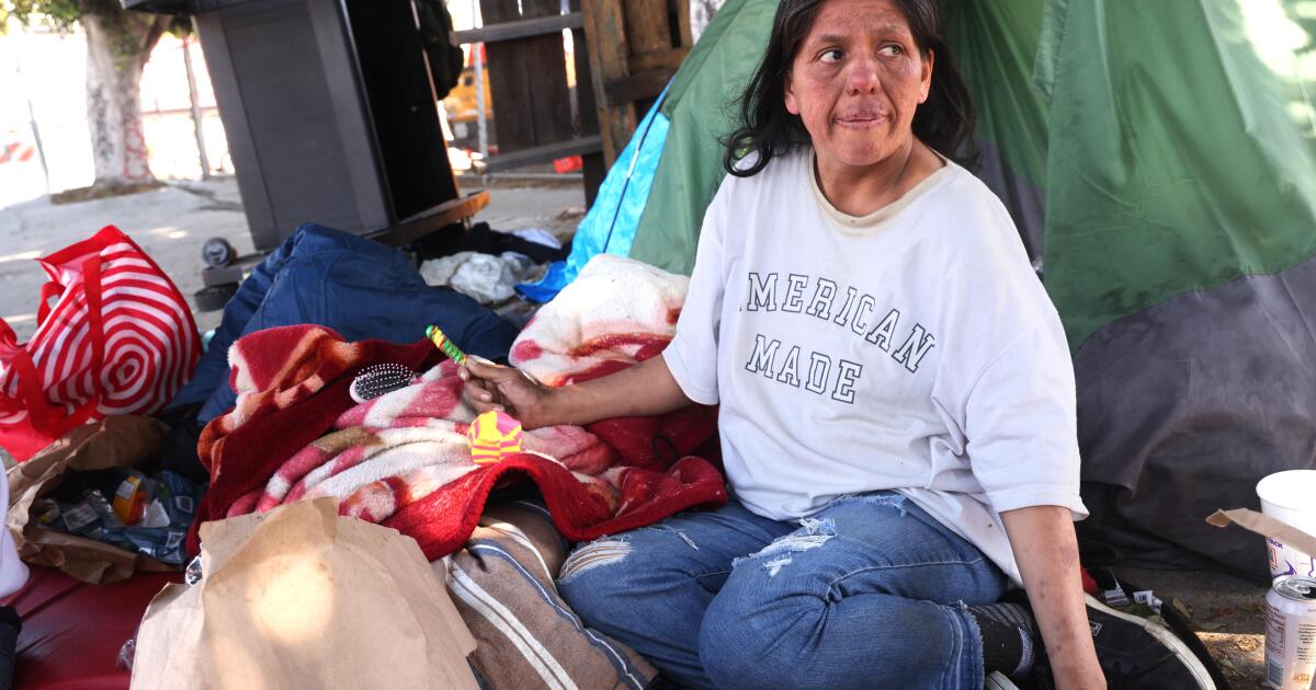 In L.A. County, many homeless people enter shelters, only to end up back on the streets