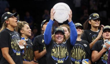 Bruising Bruins dominate South Carolina, win an NCAA national title