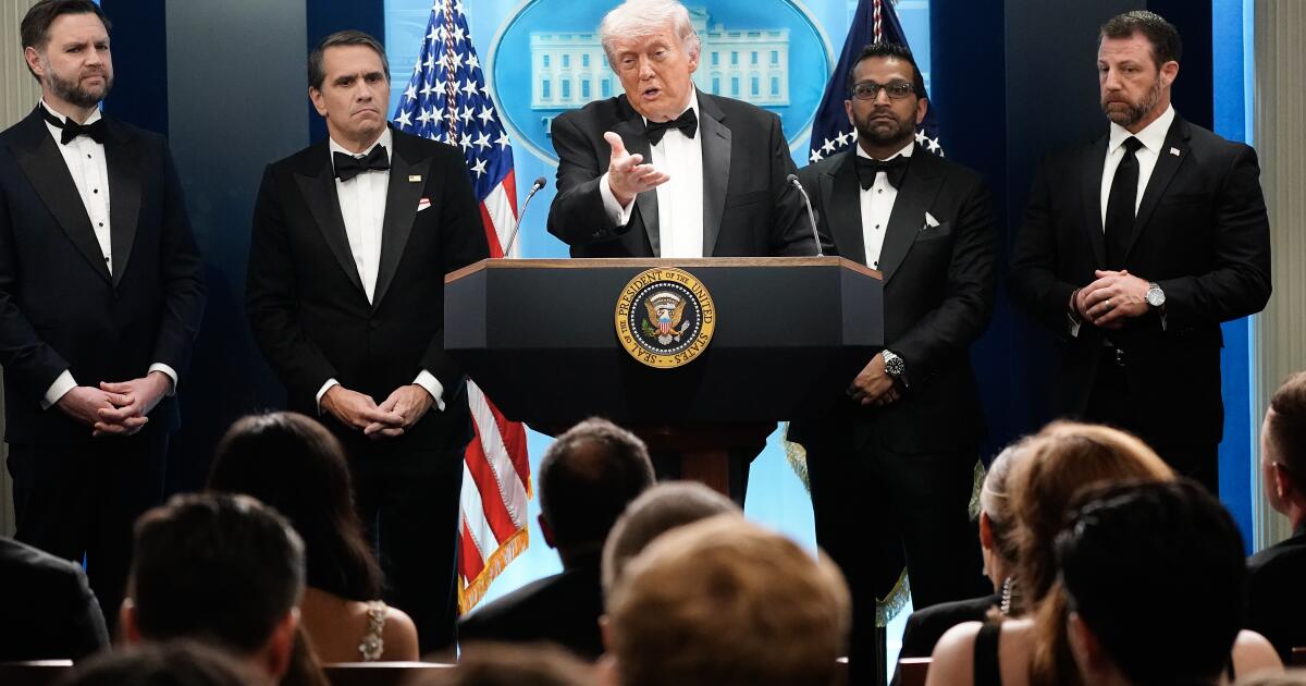 Trump was set to 'let it rip' with the press. Then came shots, chaos and a call for unity