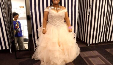 High school students receive free formal attire