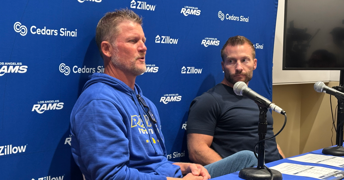 Sean McVay, Les Snead strike subdued tone after drafting Ty Simpson