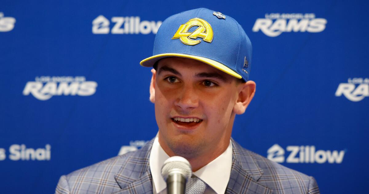Rams' draft pick Ty Simpson aims to mirror Matthew Stafford's career