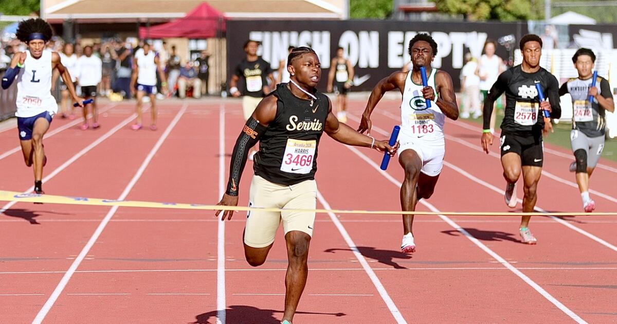 Quincy Wilson, Servite’s 4x100 dazzle at Arcadia Invitational