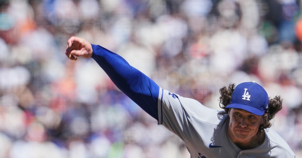 Tyler Glasnow throws eight shutout innings as Dodgers salvage finale