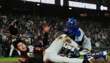 Dodgers' Dalton Rushing downplays incident with Giants' Jung Hoo Lee