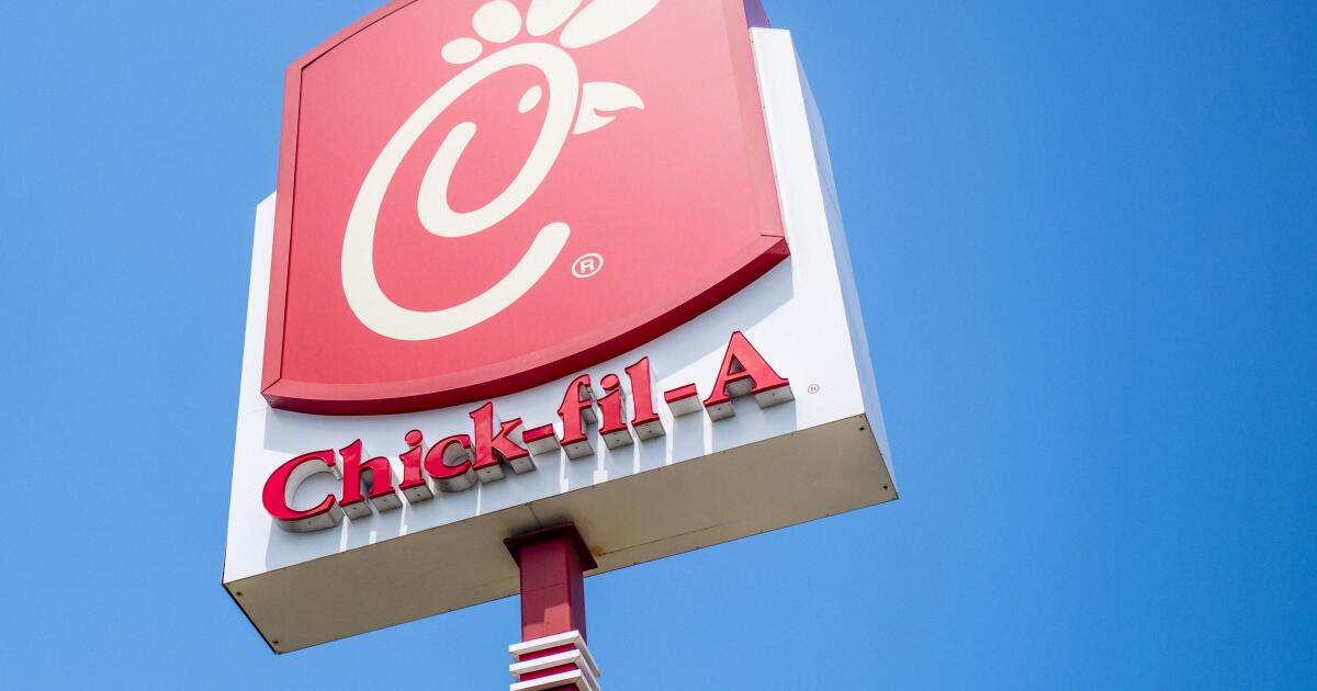 As California Chick-fil-A worker took orders, man hit her with brick