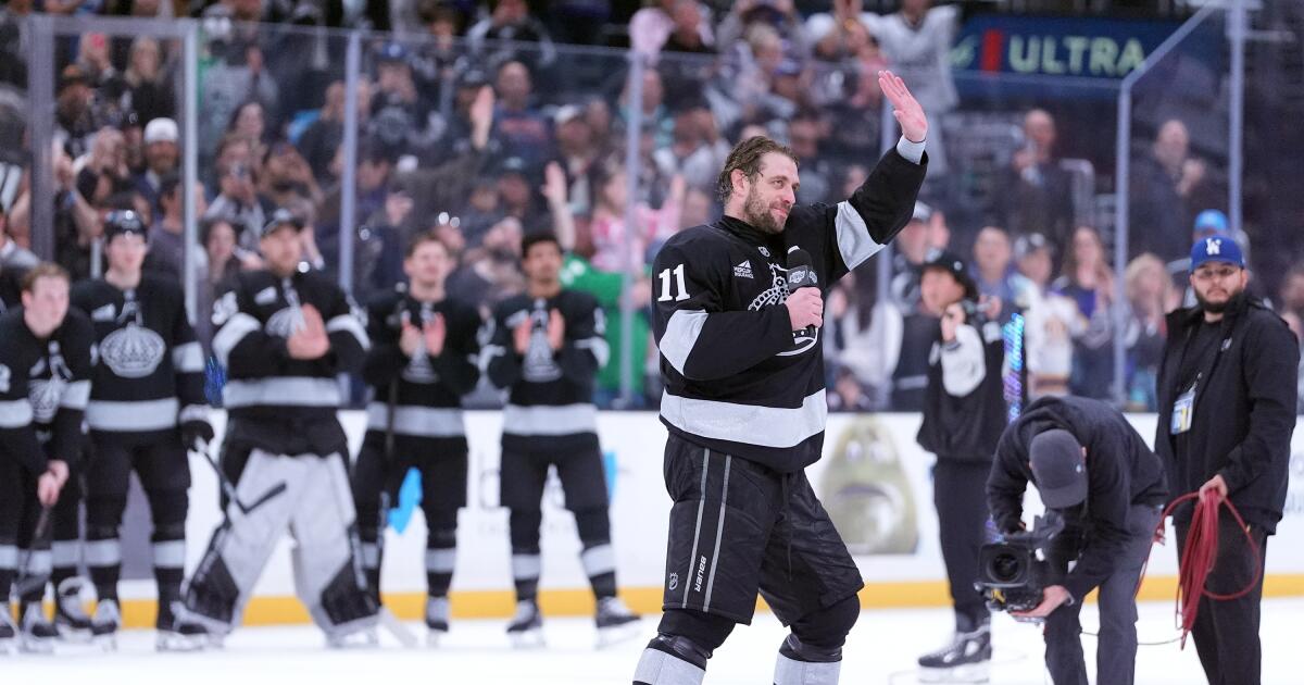 Anze Kopitar honored after Kings beat nemesis Oilers in home finale