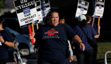 The prolonged Little Lake teachers strike takes on outsize, statewide significance