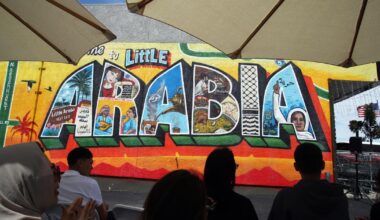Little Arabia's new mural paints a postcard greeting for the ethnic enclave