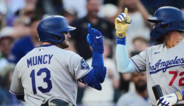 Max Muncy, Dalton Rushing homer twice in Dodgers' win over Rockies