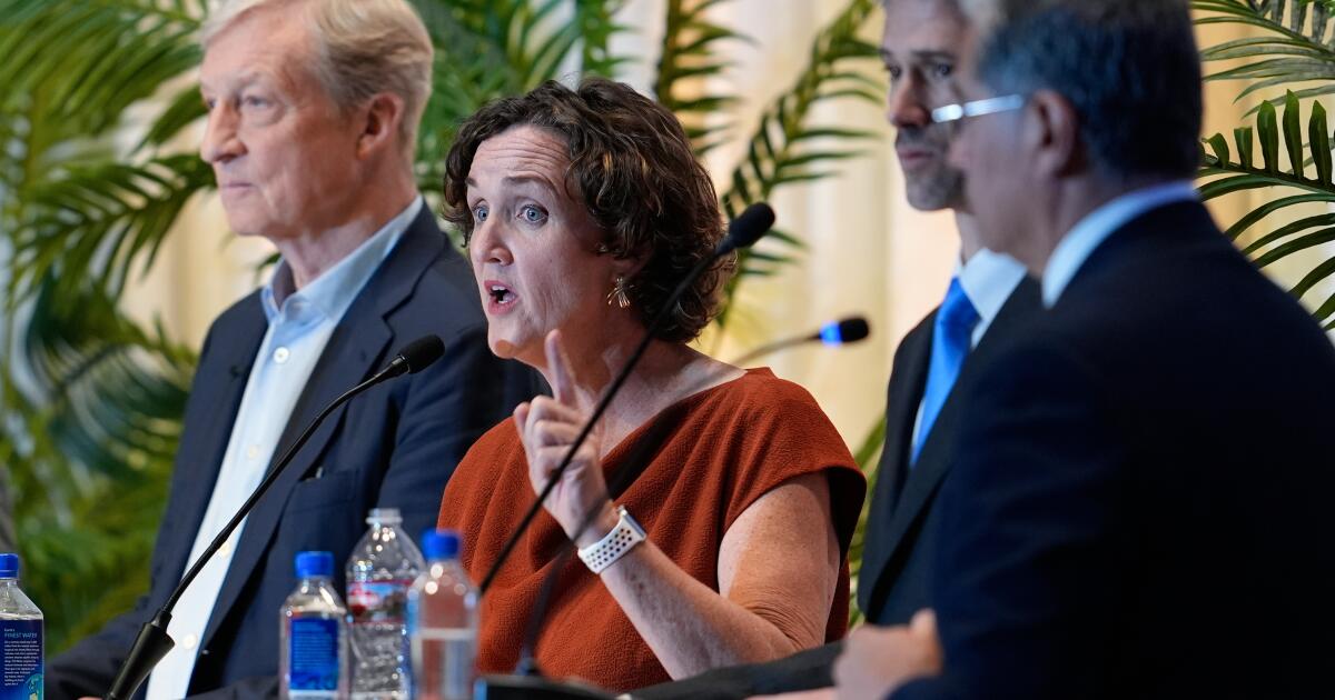 As primary election nears, top candidates for California governor meet for debate