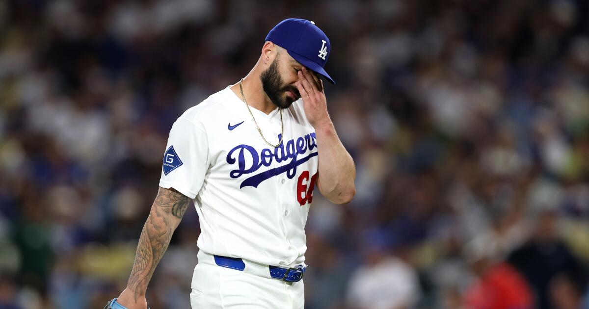 Dodgers' bullpen squanders strong start by Emmet Sheehan in loss