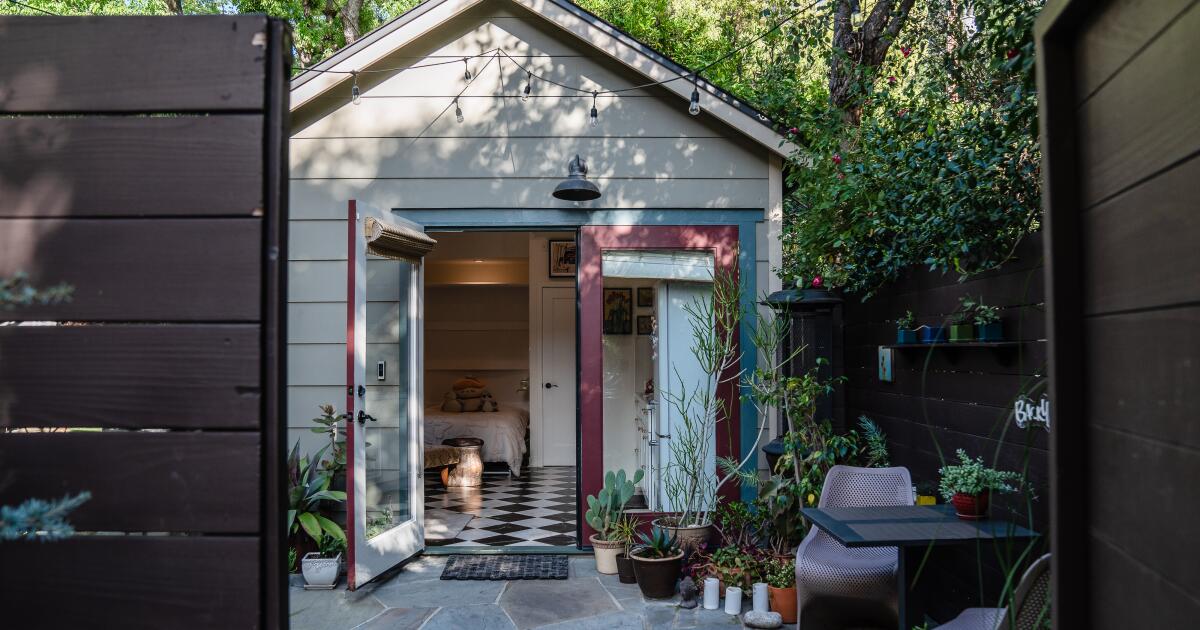 Tiny ADU houses young adult children struggling to pay rent in L.A.