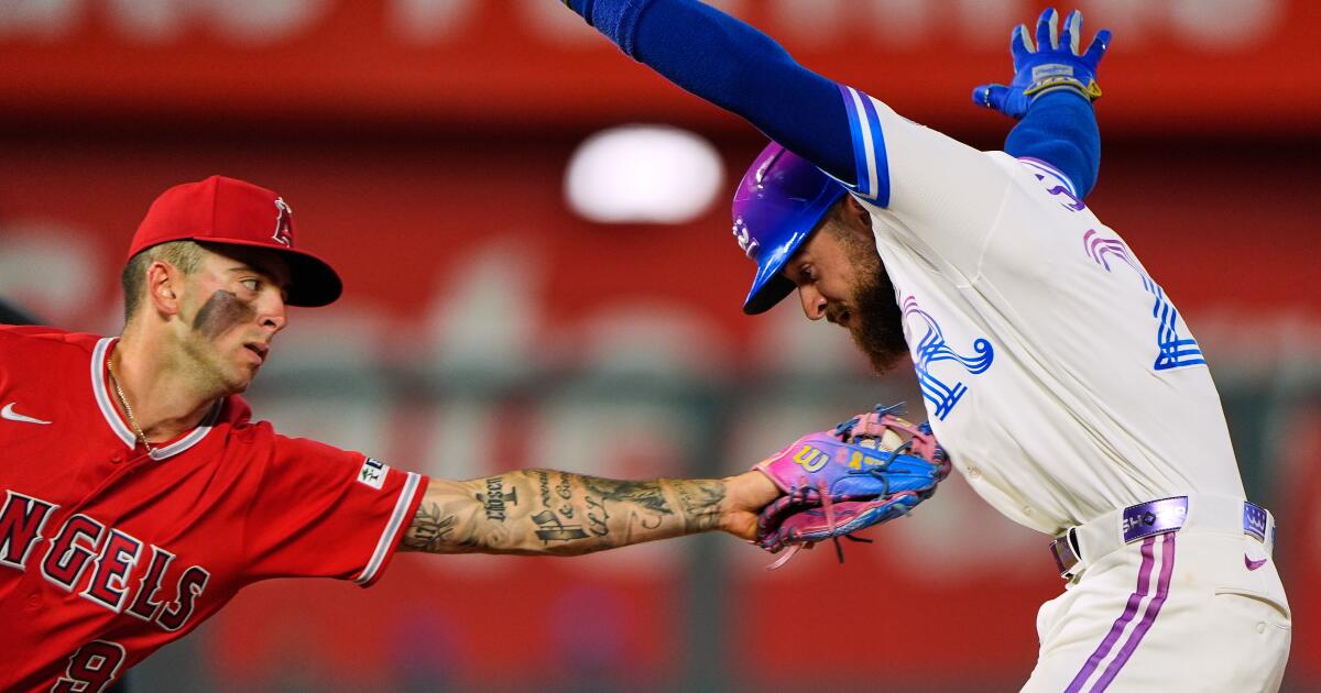Angels pitchers struggle against Royals in blowout loss