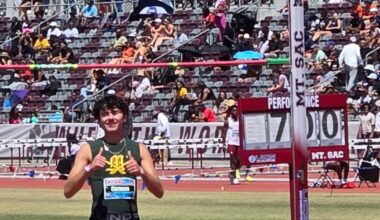 Prep talk: High jumper Dean Guzman of Moorpark clears 7-foot barrier