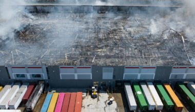 Ontario warehouse arson suspect posted live video showing fire igniting