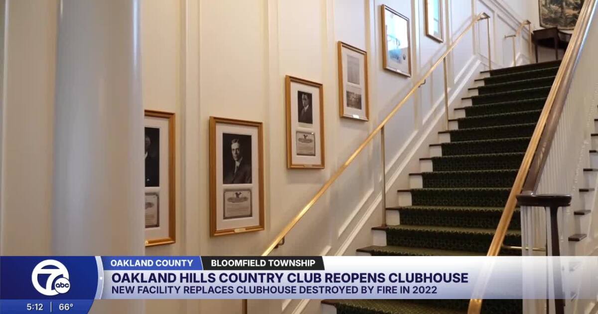 Go inside the new Oakland Hills Country Club clubhouse after historic rebuild