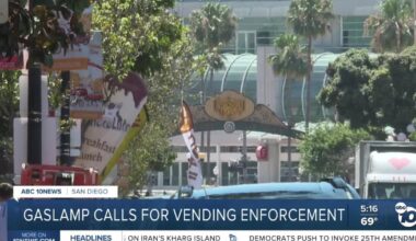 San Diego urged to enforce ignored Gaslamp Quarter street vending rules
