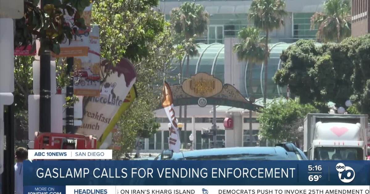 San Diego urged to enforce ignored Gaslamp Quarter street vending rules