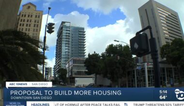 Proposed state bill aims to build more housing in downtown San Diego