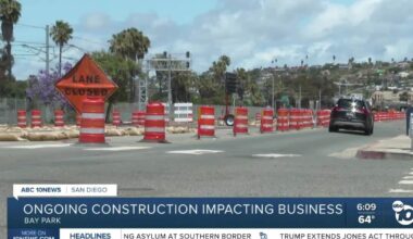 Ongoing Morena Boulevard construction frustrates Bay Park residents