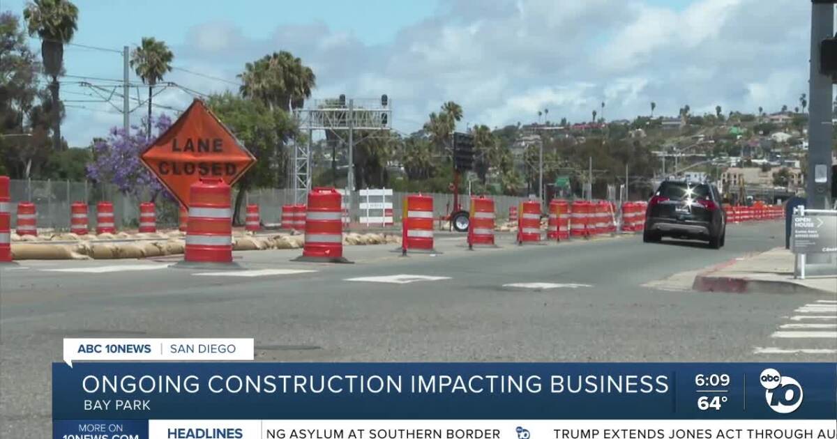 Ongoing Morena Boulevard construction frustrates Bay Park residents