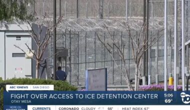 Lawmakers tour Otay Mesa ICE facility while the county lawsuit continues