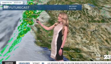 Warm day Monday; rain and storm chances Tuesday