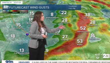 Windy conditions and warmer temperatures continue on