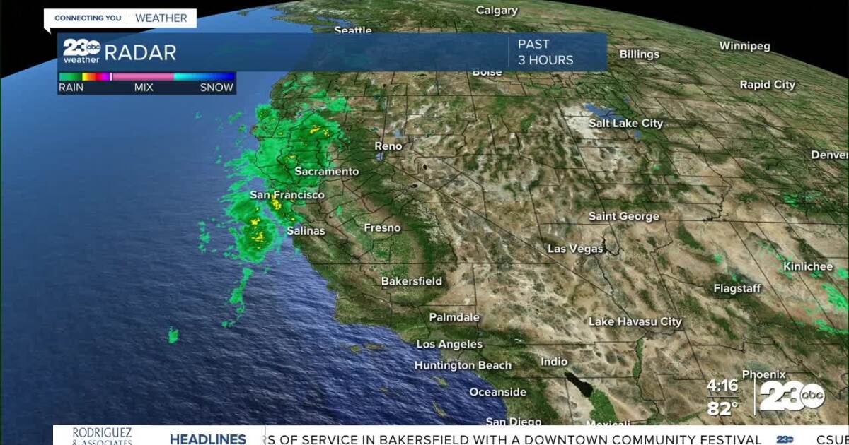 Rain returns Tuesday