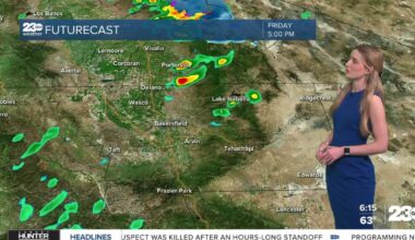 Watching the weekend forecast for showers and cooling temperatures
