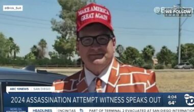 San Diegan reacts to shooting after witnessing 2024 assassination attempt