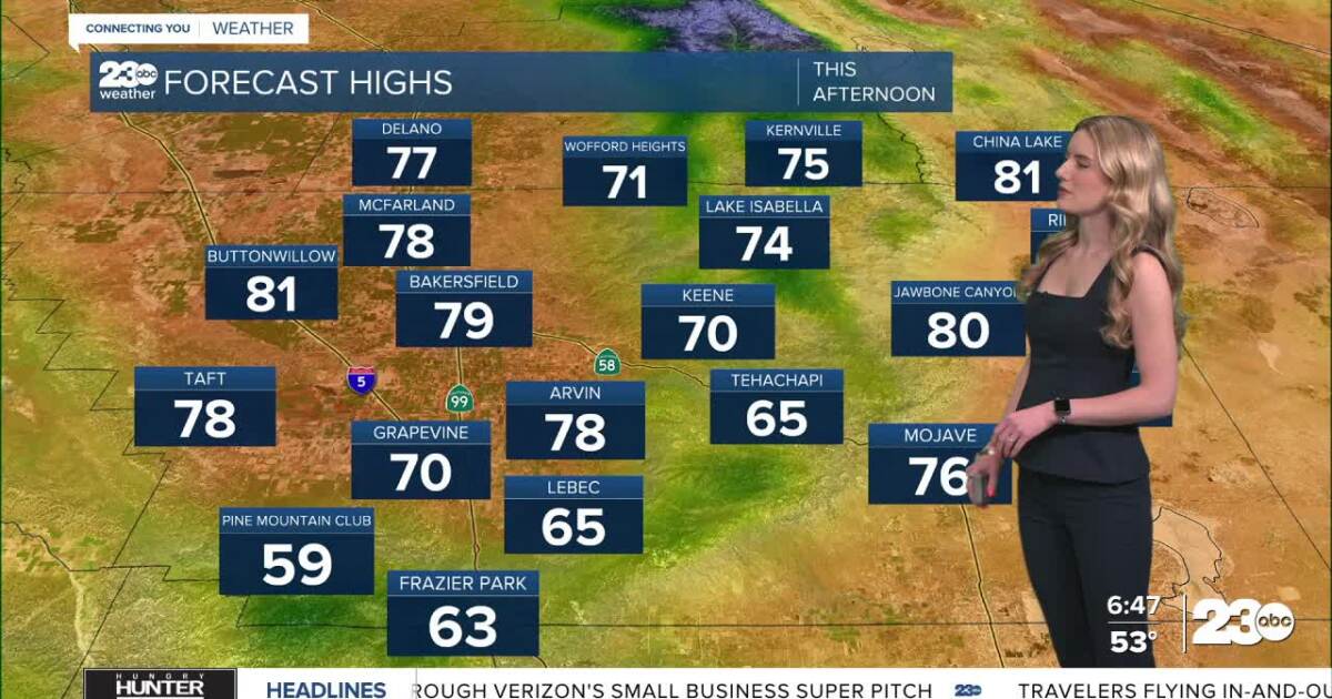 Seasonable temperatures Wednesday before a warm-up to start May