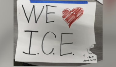 Suspension reversed for California high school student who posted pro-ICE flyers