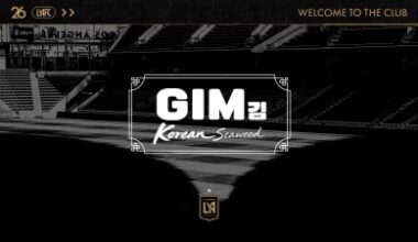 Korean Seaweed “Gim” Named Official Partner of Los Angeles Football Club 