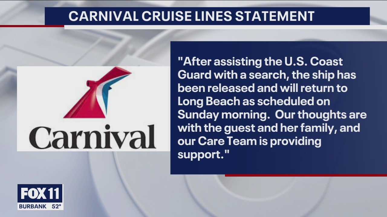 PREVIOUS COVERAGE: Woman falls overboard Carnival cruise ship off coast of Mexico