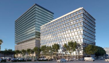 L.A. County office building adds glass exterior at 550 S. Vermont Ave. in Koreatown