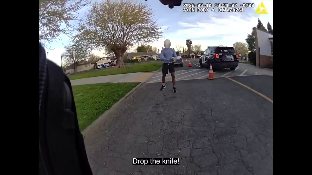 Video shows when Sacramento police shoot man outside of school