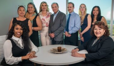 group of people in an office