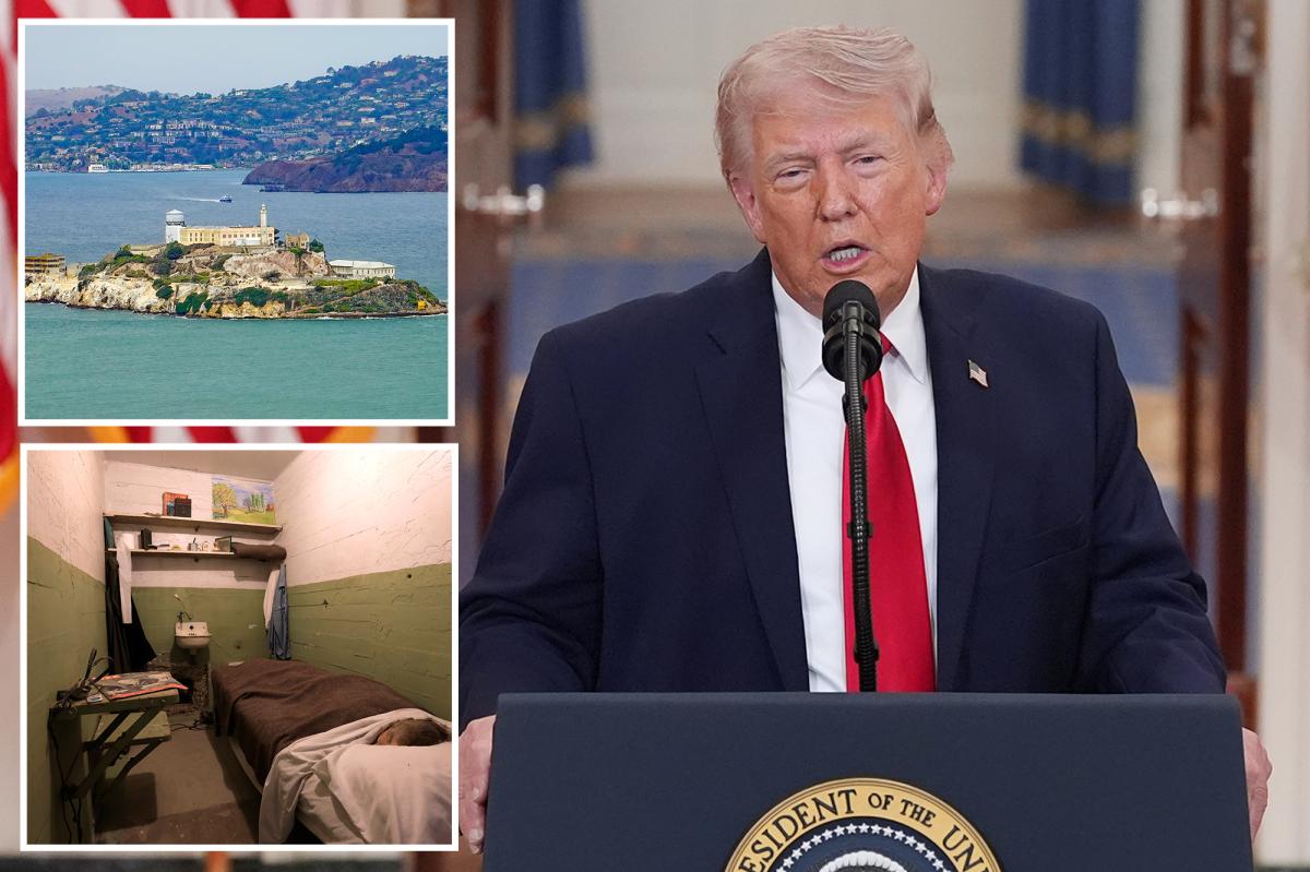 Trump demands $152M to transform Alcatraz from beloved tourist attraction to feared federal prison