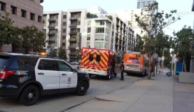 Woman stabbed on a Metro bus in downtown Los Angeles