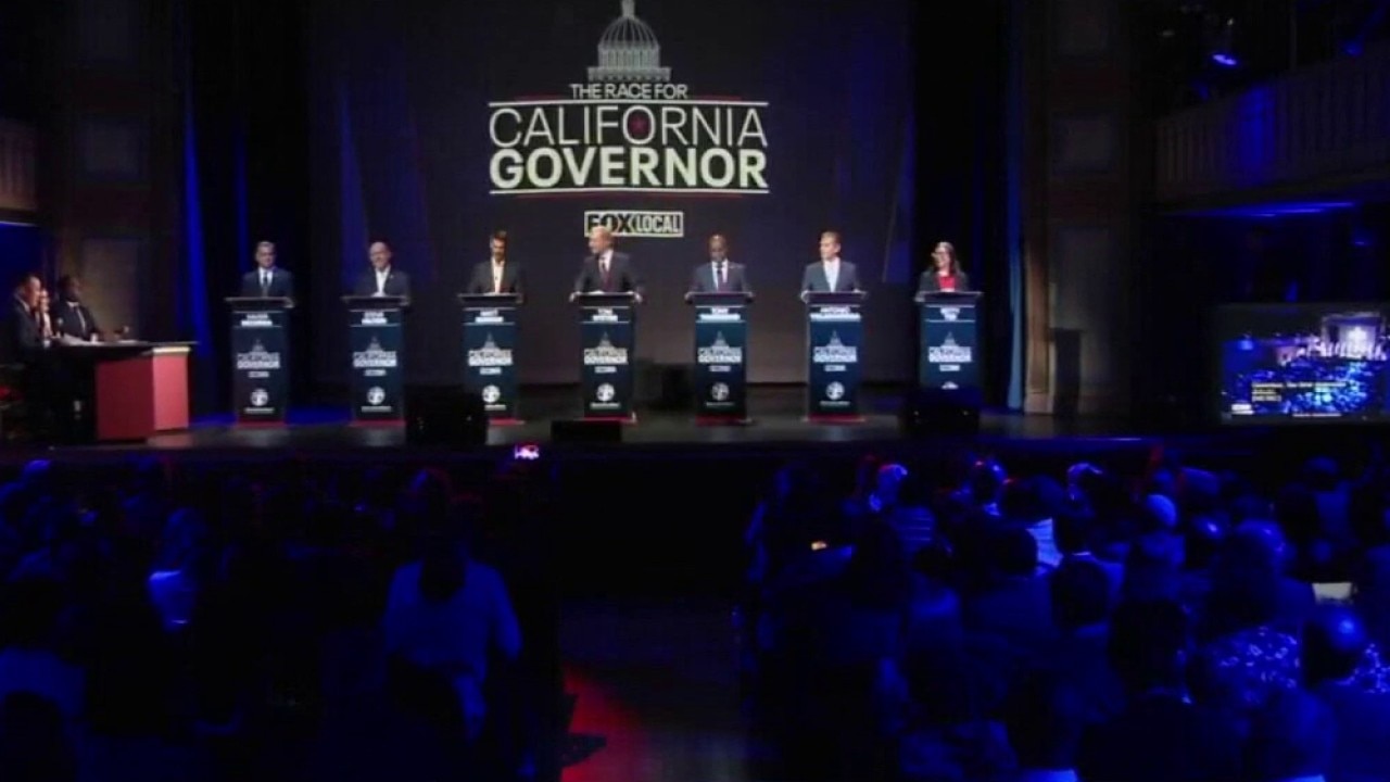 California governor's debate 1st face-off since Swalwell resigns