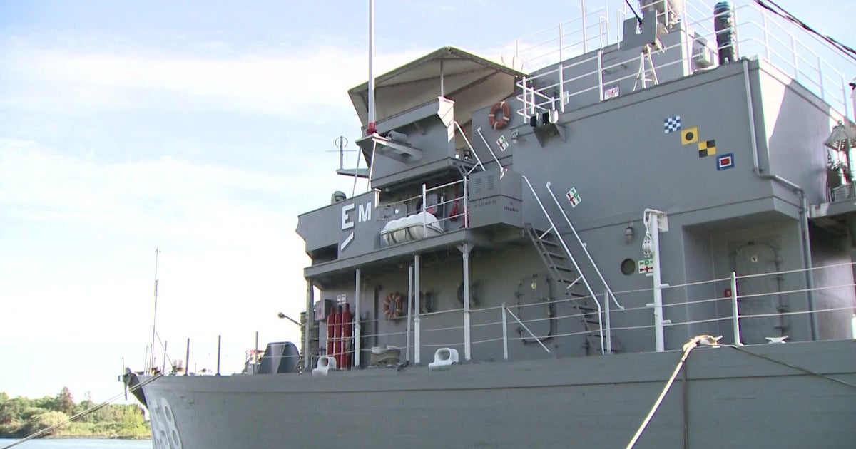 Stockton volunteers restore historic rare wooden minesweeper ship
